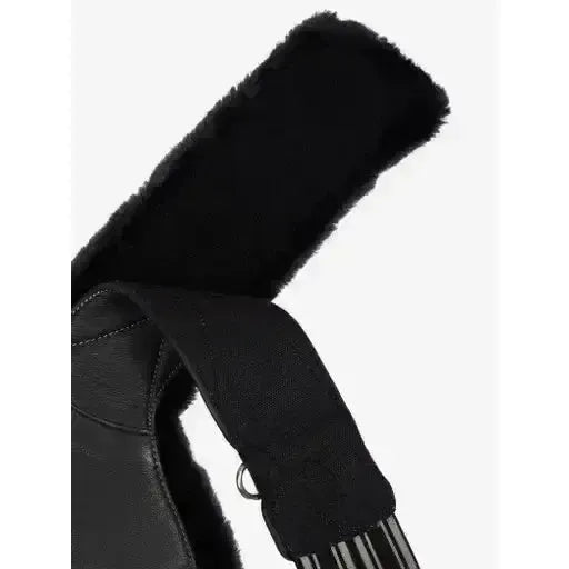 LeMieux Arika Simuwool Contoured Long Stud Girth Black 100cm Black Stud Girths