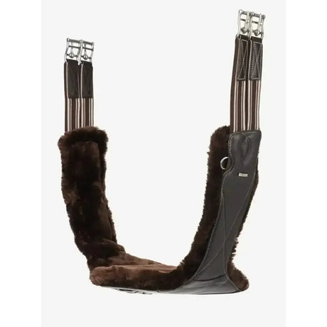 LeMieux Arika Simuwool Contoured Long Stud Girth Brown 100cm Brown Stud Girths