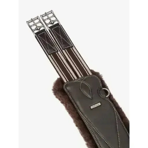 LeMieux Arika Simuwool Contoured Long Stud Girth Brown 100cm Brown Stud Girths