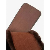 LeMieux Arika Simuwool Contoured Short Stud Girth Brown 45 cm Brown Stud Girths