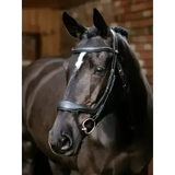LeMieux Arika Split Noseband Bridle Black Black Pony Bridles