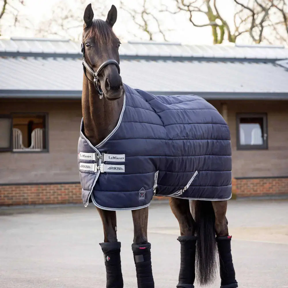 LeMieux Arika Stable-Tek 100g Lightweight Stable Rug Navy 5'6" Stable Rugs Barnstaple Equestrian Supplies