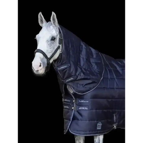 Lemieux Arika Stable-Tek Neck Cover 200g XX Small Navy Stable Rugs