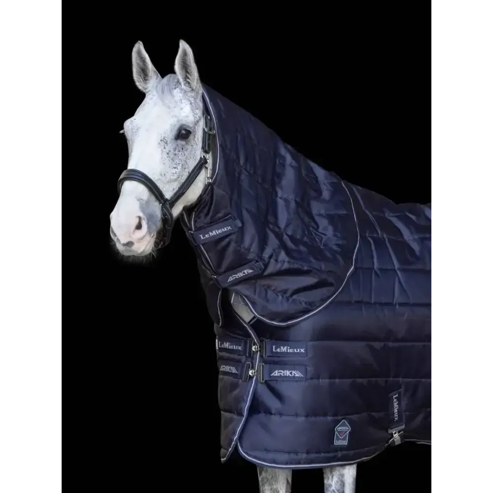 Lemieux Arika Stable-Tek Neck Cover 200g XX-Small Navy Stable Rugs