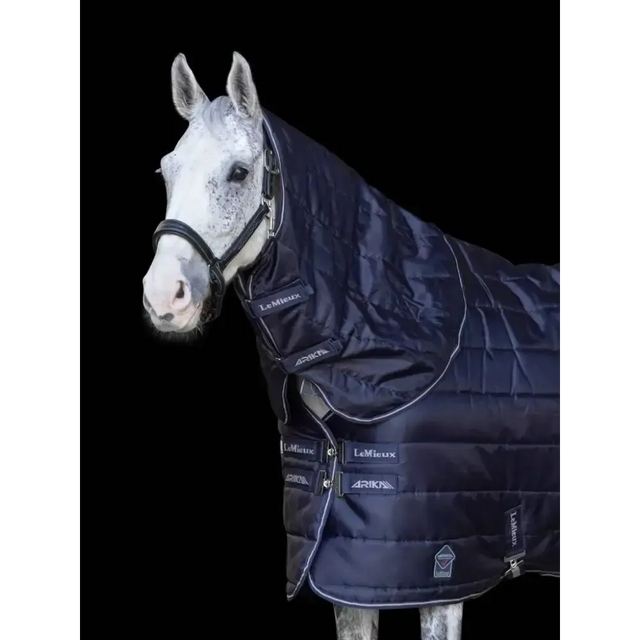 Lemieux Arika Stable-Tek Neck Cover 200g XX-Small Navy Stable Rugs