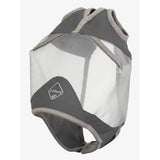 Gray and white mesh lemieux armourshield pro standard fly mask with reinforced edges and bamboo lining strips