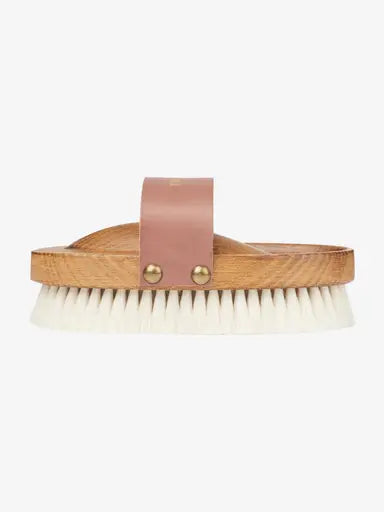 LeMieux Artisan Soft Goats Hair Brush Brown One Size Brown Body Brushes