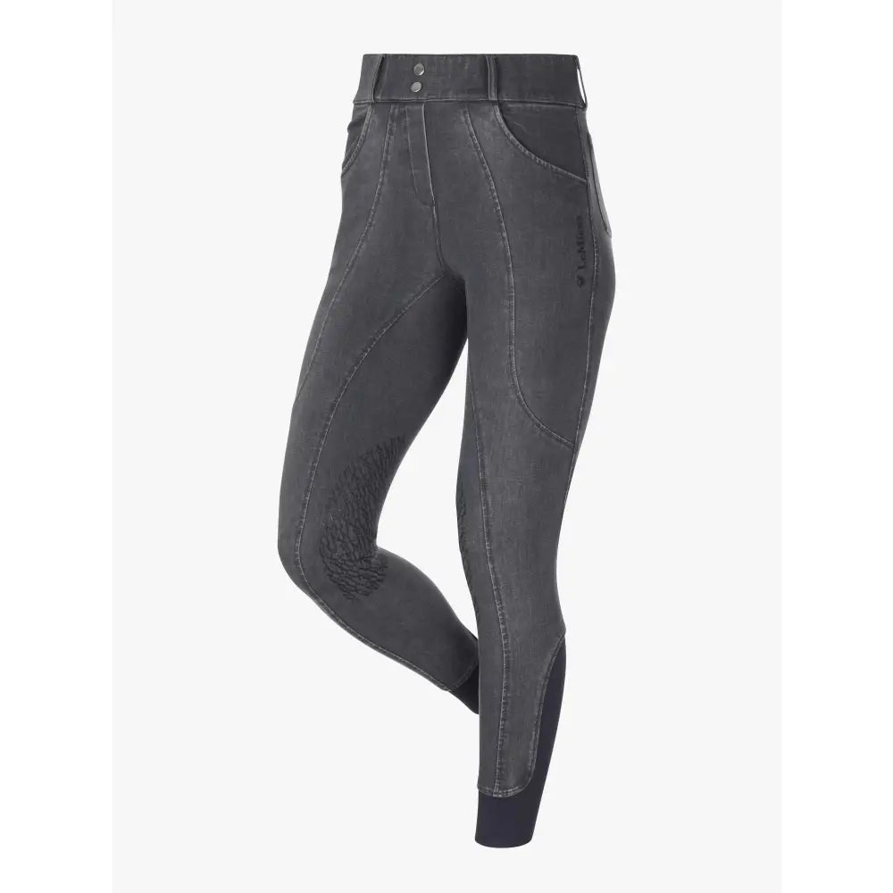 LeMieux Ava Denim Bregging Grey 6 Riding Tights Barnstaple Equestrian Supplies