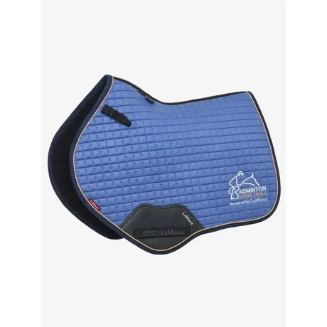LeMieux Badminton Close Contact Square Blue Badminton Blue Large Saddle Pads