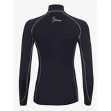 Black long-sleeved lemieux base layer top with gray seams perfect rider base layer for matching heaven look