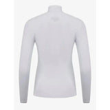 White long-sleeved turtleneck lemieux base layer with smooth, form-fitting fabric for base layer white matching heaven