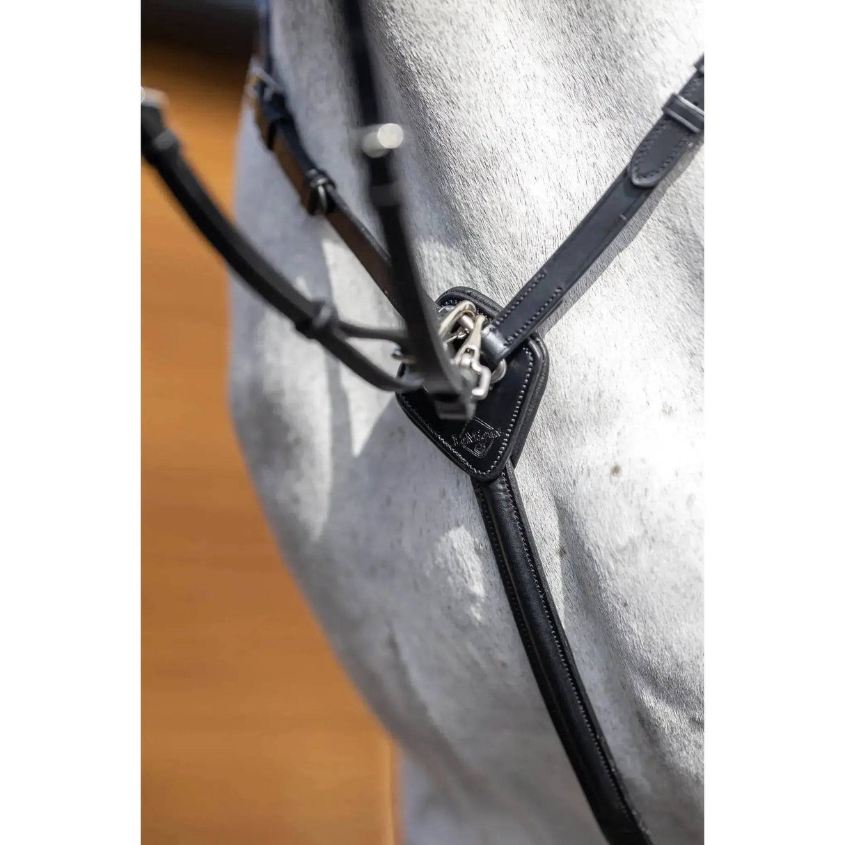 LeMieux Breastplate D Ring Attachment Black / Silver Cob LeMieux Breastplates & Martingales Barnstaple Equestrian Supplies