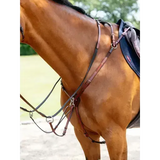 LeMieux Breastplate (D-Ring Attachment) Chestnut/Silver Chestnut Cob Breastplates
