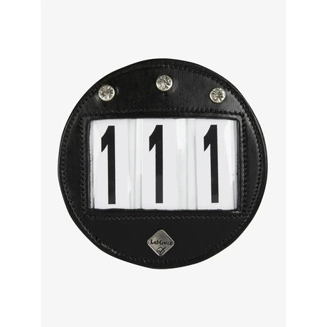 LeMieux Bridle Number Holder Diamante Black Black Number Holders