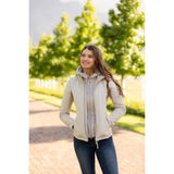 Lemieux Brioney Hybrid Jacket Stone 6 Outdoor Coats & Jackets Barnstaple Equestrian Supplies