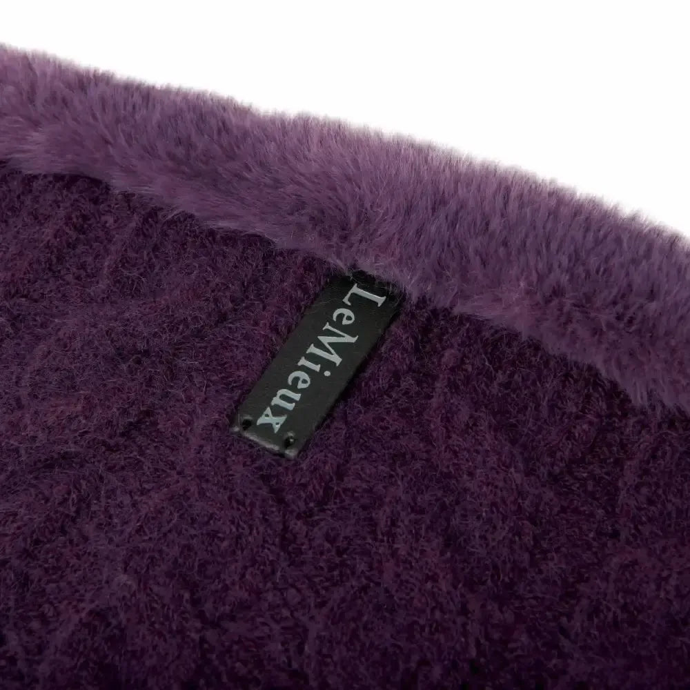 LeMieux Cable Knit Snood Fig One Size Headwear & Neckwear