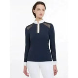 LeMieux Camille Long Sleeve Show Shirt Navy Navy UK 6 Show Shirts