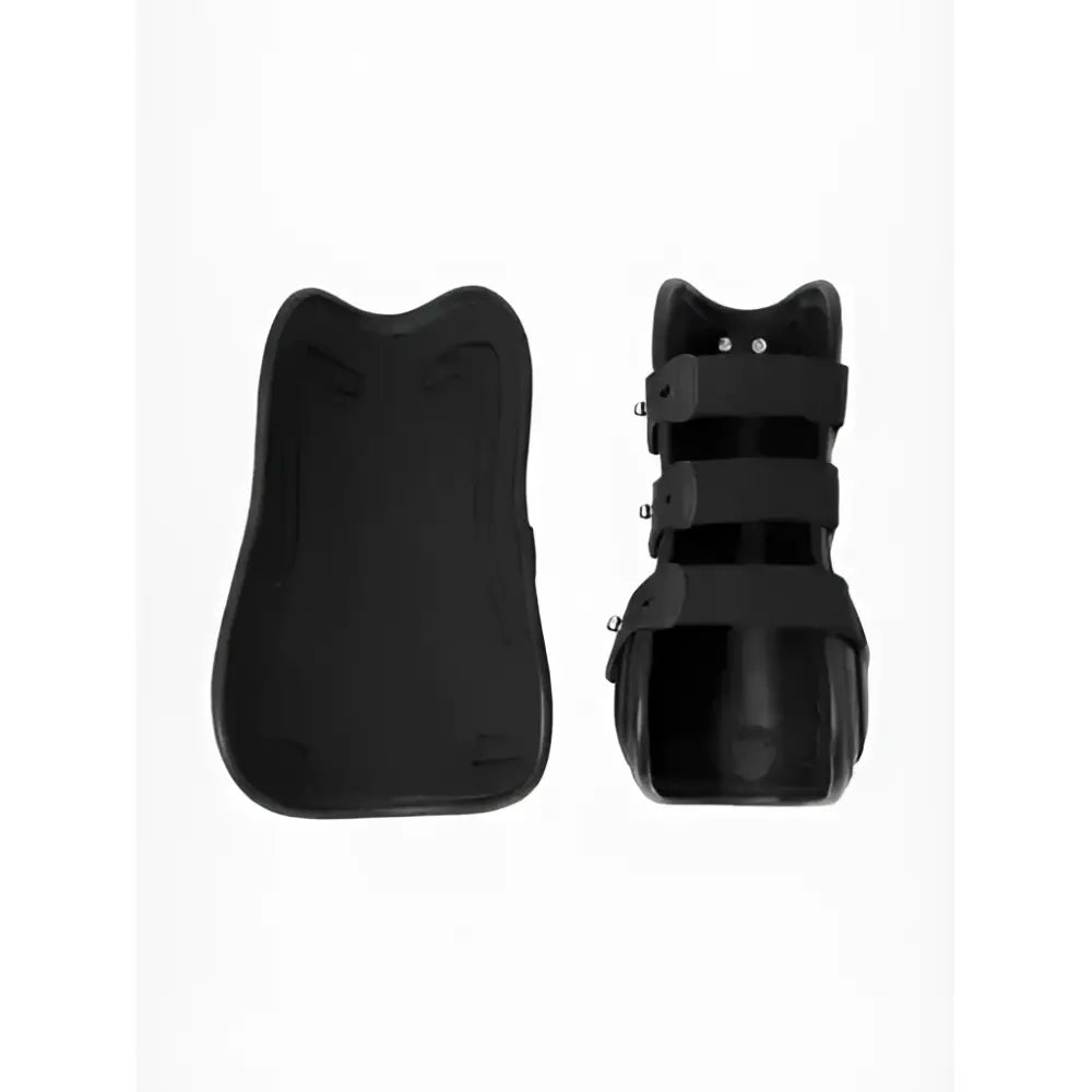 Lemieux capella strap tendon boots black with adjustable straps and rigid contoured design for ankle support