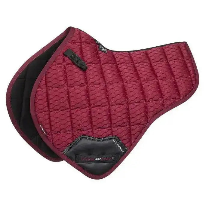 LeMieux Carbon Mesh Close Contact Half Square Mulberry Mulberry Large Saddle Pads & Numnahs Barnstaple Equestrian Supplies