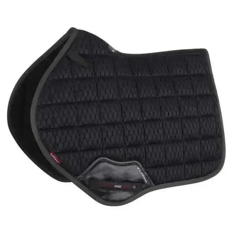 LeMieux Carbon Mesh Close Contact Square Black Black Large Saddle Pads