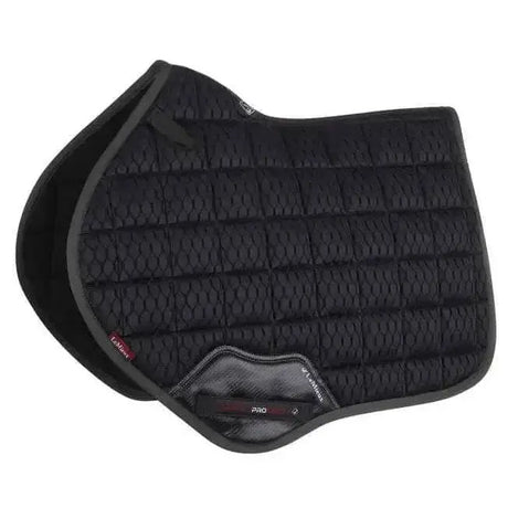 LeMieux Carbon Mesh Close Contact Square Black Black Large Saddle Pads & Numnahs Barnstaple Equestrian Supplies