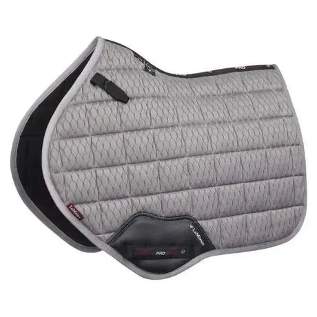 LeMieux Carbon Mesh Close Contact Square Grey Grey Large Saddle Pads