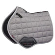 LeMieux Carbon Mesh Close Contact Square Grey Grey Large Saddle Pads & Numnahs Barnstaple Equestrian Supplies