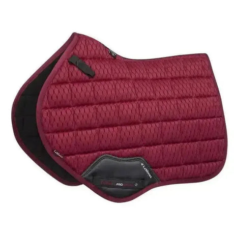 LeMieux Carbon Mesh Close Contact Square Mulberry Mulberry Large Saddle Pads
