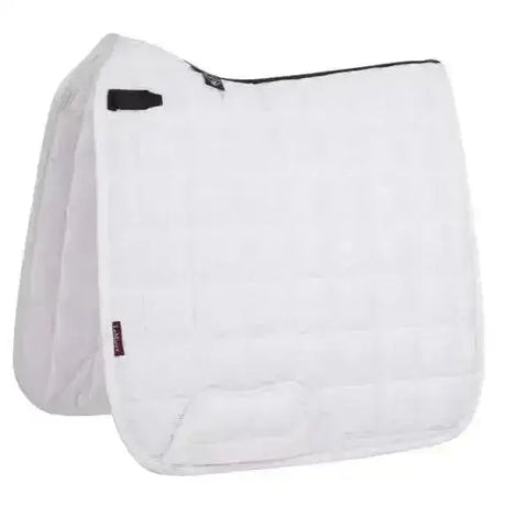 LeMieux Carbon Mesh Dressage Square White White Large Dressage Saddle Pads