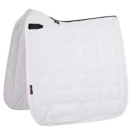 LeMieux Carbon Mesh Dressage Square White White Large Dressage Saddle Pads