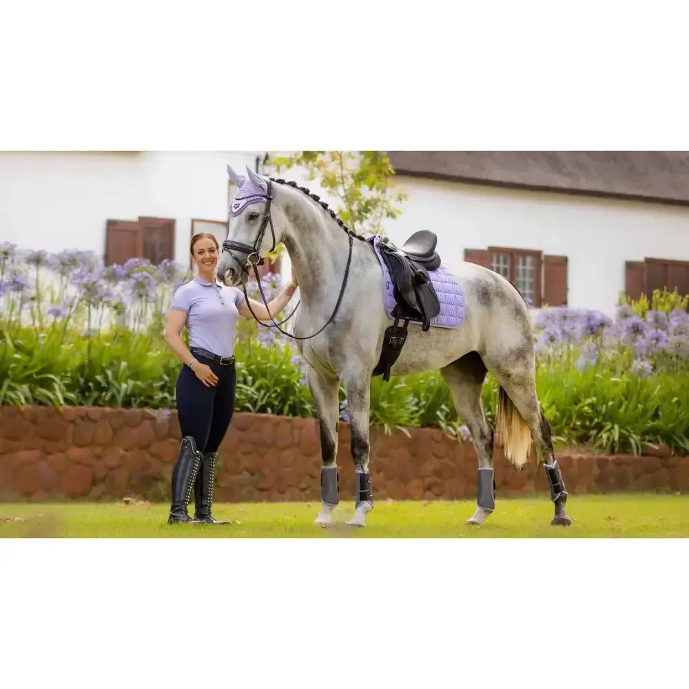 LeMieux Carbon Mesh Dressage Wisteria Large Dressage Saddle Pads