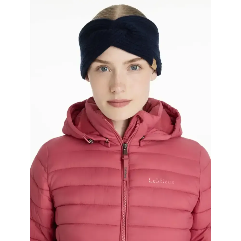 Lemieux Clara Rib Knot Headband Navy Navy One Size Headbands