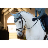 Lemieux Classic Fly Hood Glacier on Horse with Rider