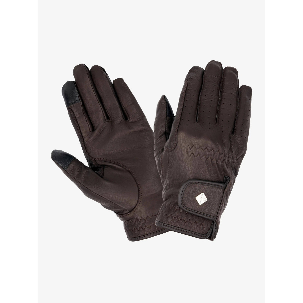 LeMieux Classic Leather Riding Gloves Brown X Small LeMieux Riding Gloves Barnstaple Equestrian Supplies