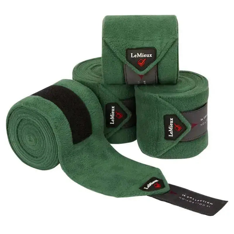 LeMieux Classic Polo Bandages Hunter Green Hunter Green Pony Leg Bandages Barnstaple Equestrian Supplies