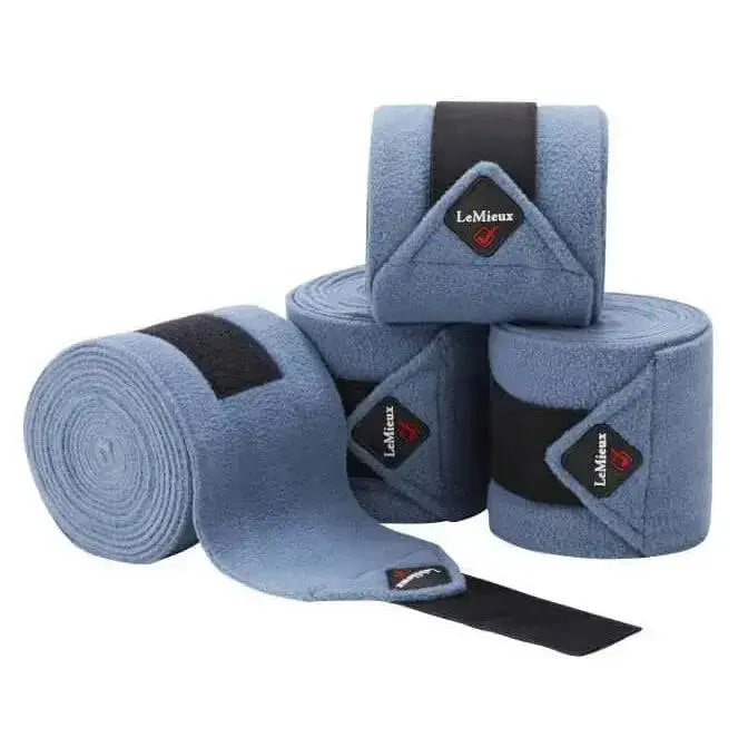 LeMieux Classic Polo Bandages Ice Blue Iceblue Full (Set Of 4) Leg Bandages Barnstaple Equestrian Supplies