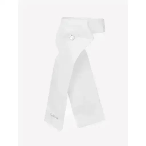 LeMieux Classic Stock White White One Size Ready-Tied Stocks