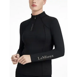 LeMieux Classique Base Layer Black Black UK 10 Base Layers