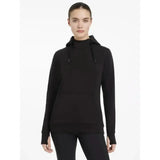 Black lemieux classique hoodie with long sleeves high neck and drawstring hood casual wear hoodie black