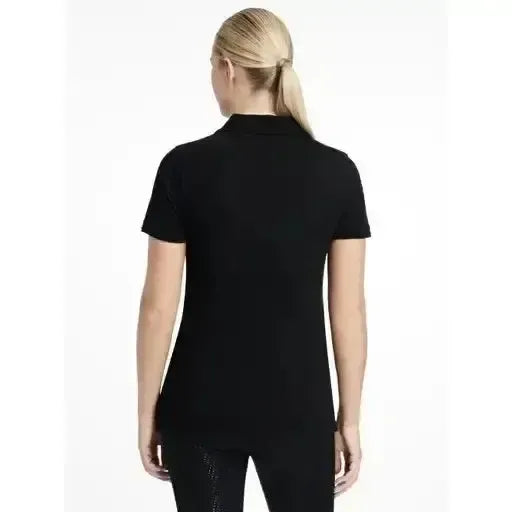 LeMieux Classique Polo Shirt Black Black UK 6 Polo Shirts