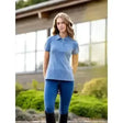 LeMieux Classique Polo Shirt Ice Blue Ice Blue UK 6 Polo Shirts