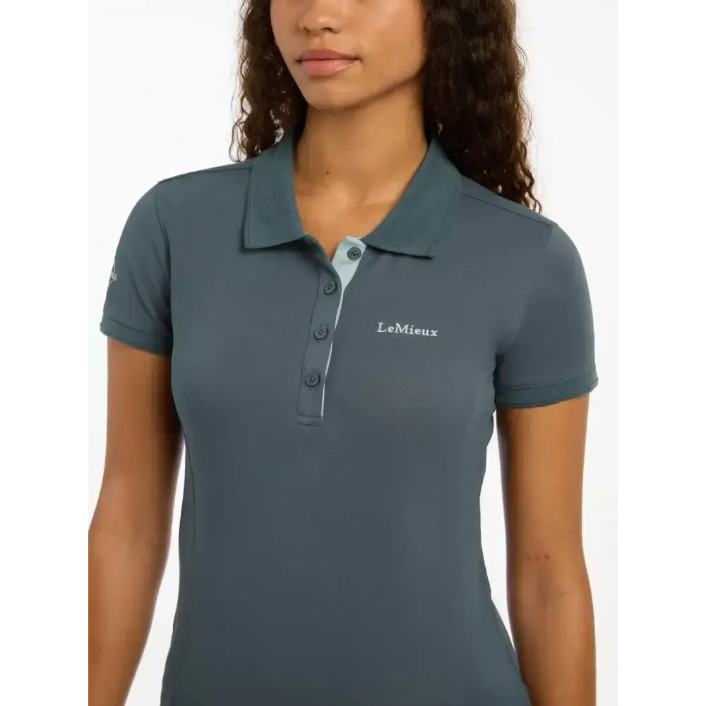 Lemieux Classique Polo Shirt Petrol UK 6 Petrol Polo Shirts