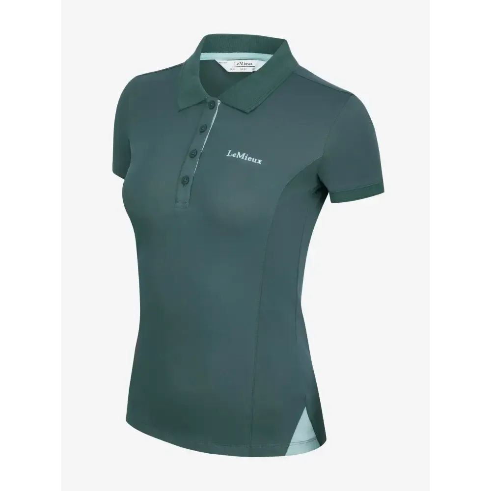Lemieux Classique Polo Shirt Petrol UK 6 Petrol Polo Shirts
