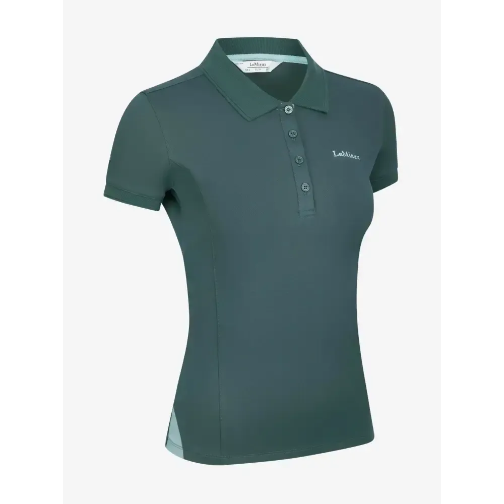 Lemieux Classique Polo Shirt Petrol UK 6 Petrol Polo Shirts