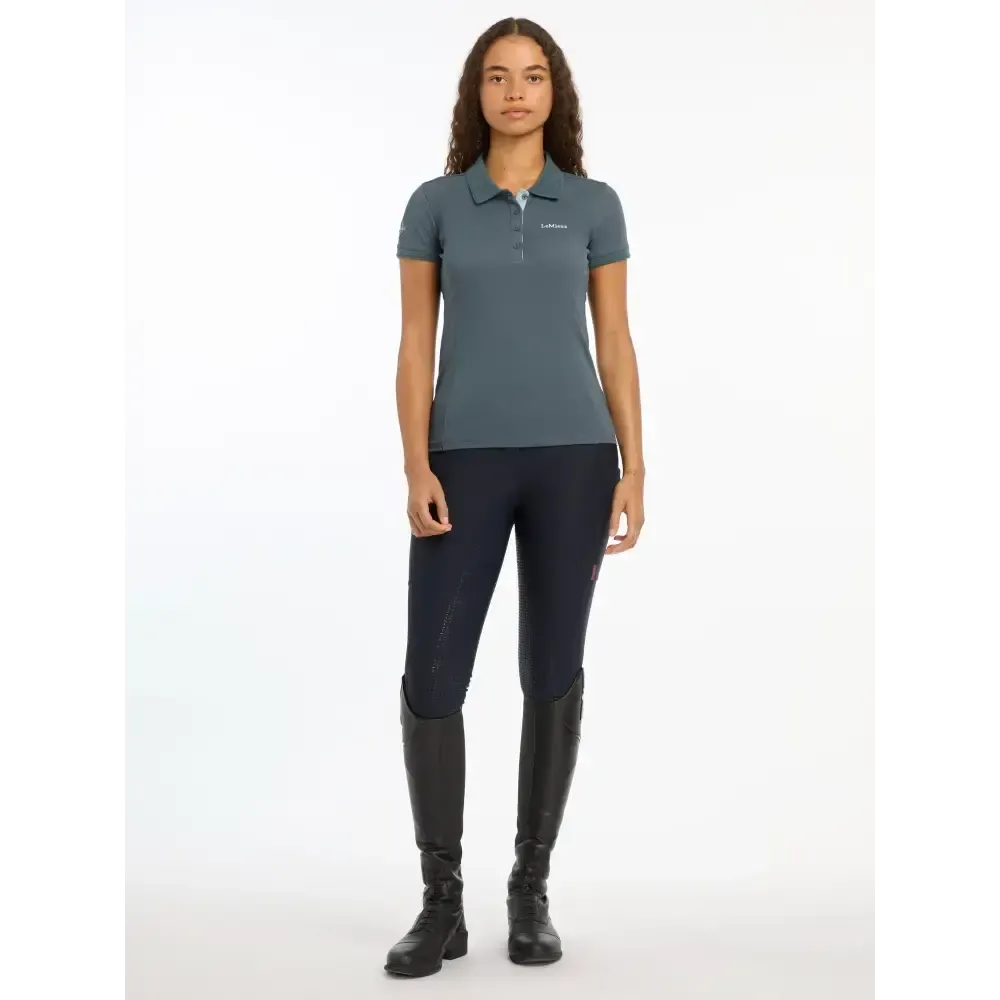 Lemieux Classique Polo Shirt Petrol UK 6 Petrol Polo Shirts