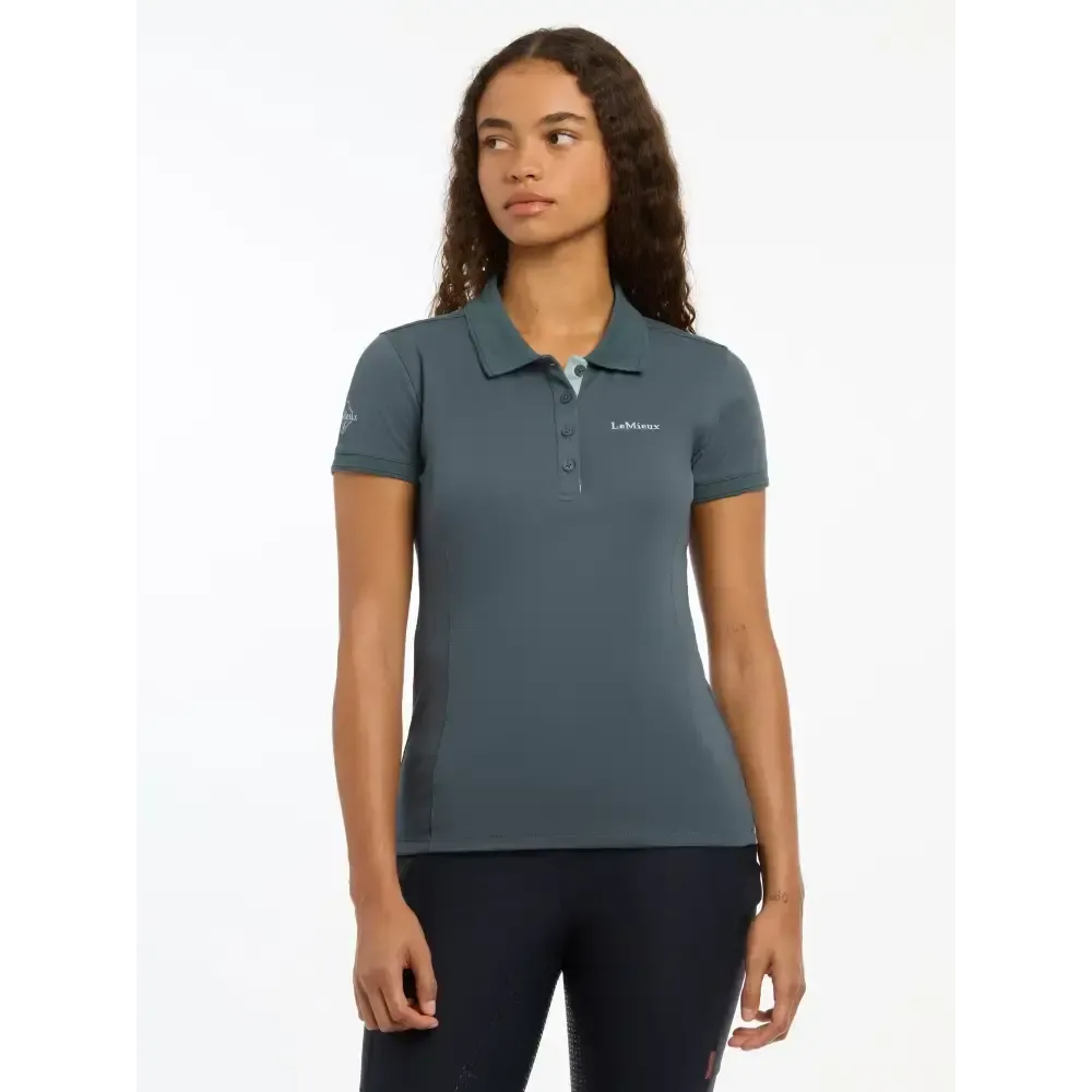 Lemieux Classique Polo Shirt Petrol UK 6 Petrol Polo Shirts