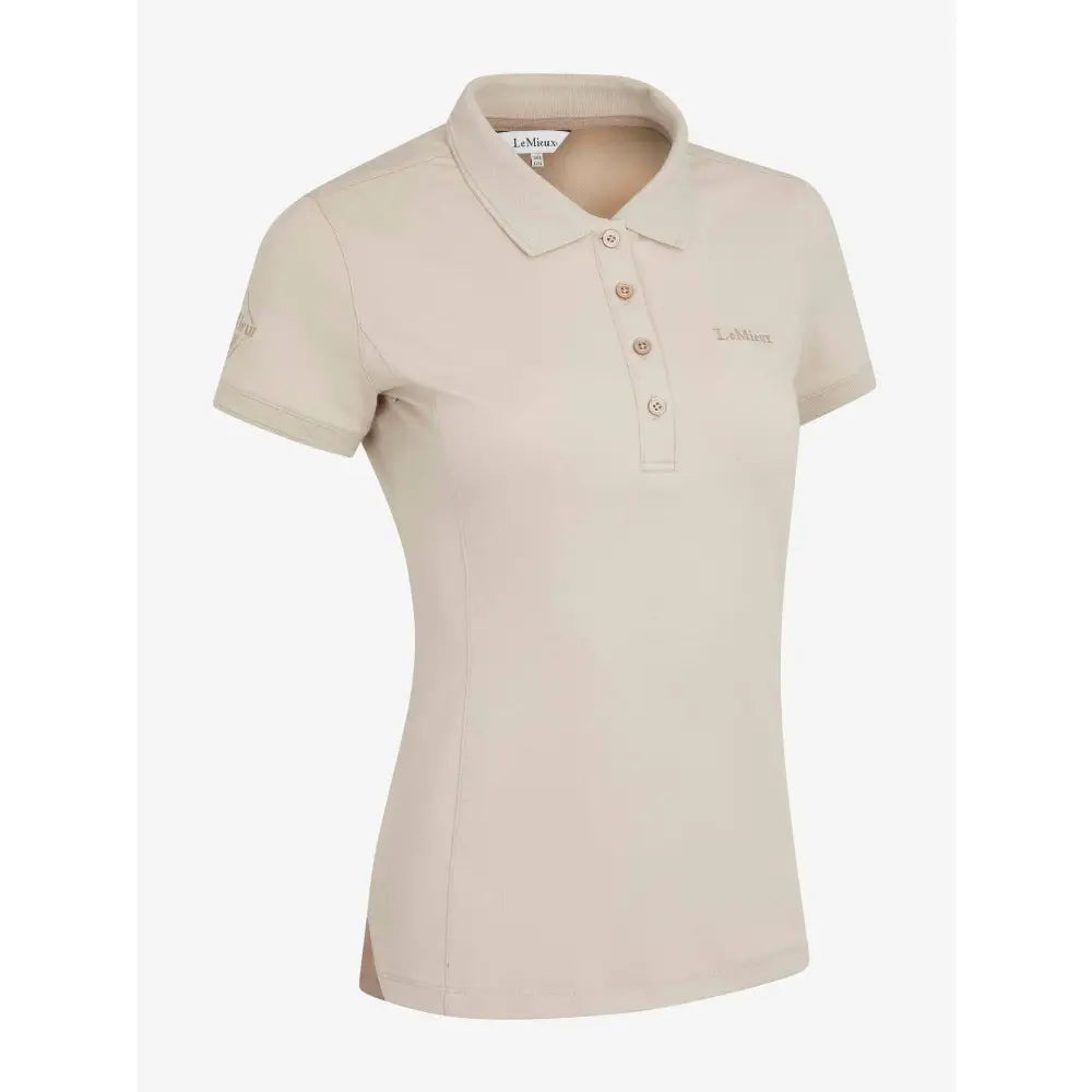 Lemieux Classique Polo Shirt Stone 6 Polo Shirts & T Shirts Barnstaple Equestrian Supplies