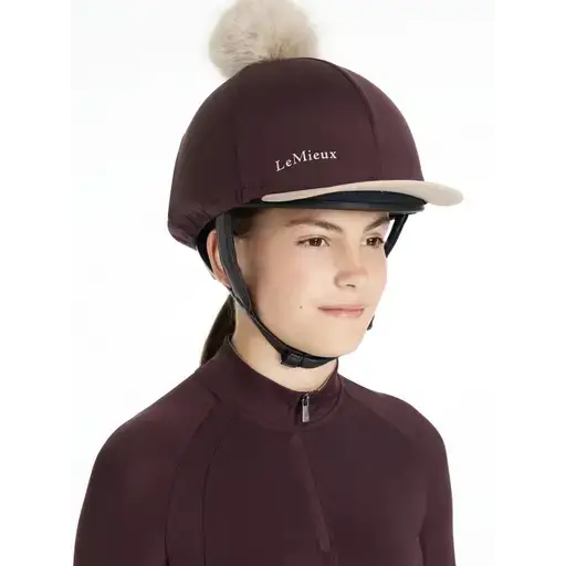 Lemieux Classique Pom Hat Silk Damson Damson One Size Hat Silks