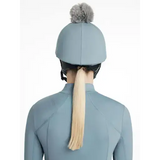 LeMieux Classique Pom Hat Silk Ice Blue Ice Blue One Size Hat Silks