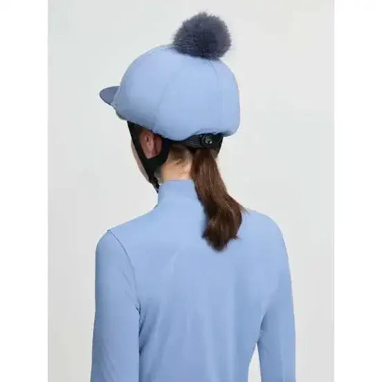 Lemieux Classique Pom Hat Silk Powder Blue Powder Blue One Size Hat Silks